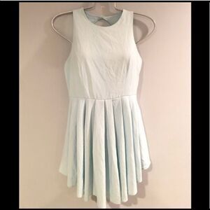 L'atiste TURQUOISE BABY BLUE RACERBACK ROMPER L